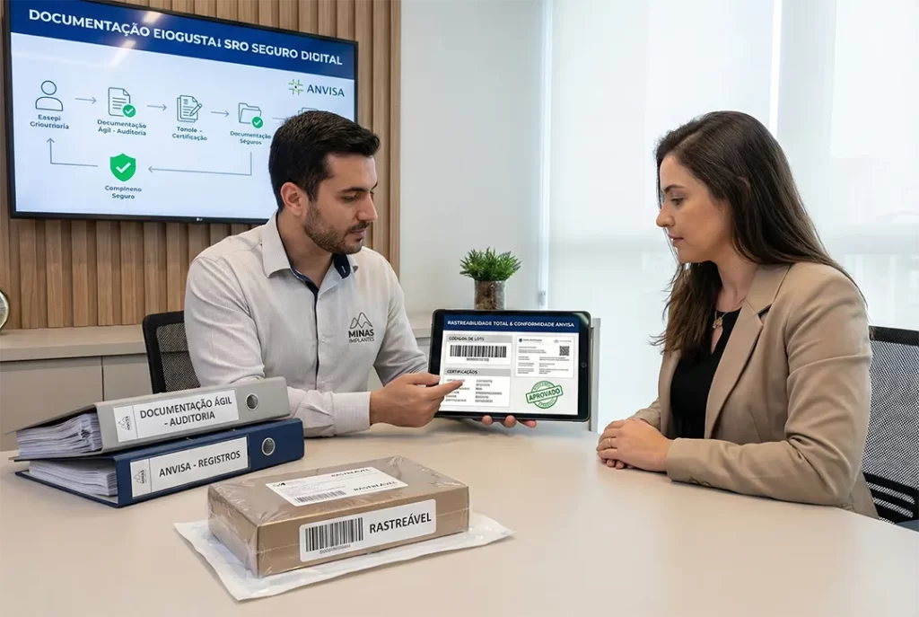 Minas implantes - Rastreabilidade